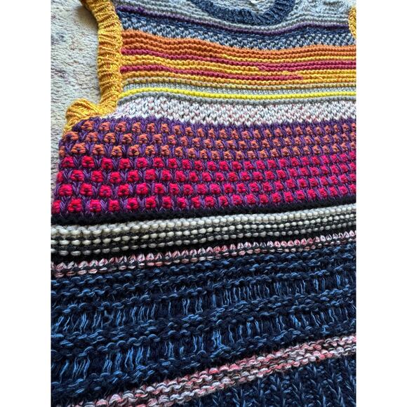 Chloé Striped Sleeveless Cashmere Sweater - Picture 11 of 13